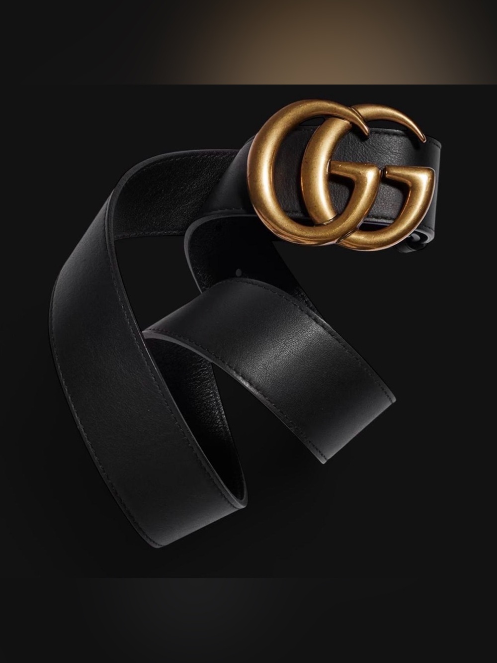 Gucci GG Marmont Wide Belt Size 80 • 32 (fits 28 or 29-inch waist)